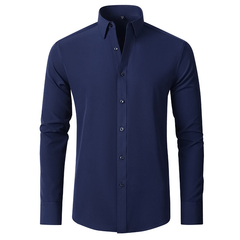 Four-way Stretch Wrinkle-resistant Lightweight Mens Non-iron Shirt