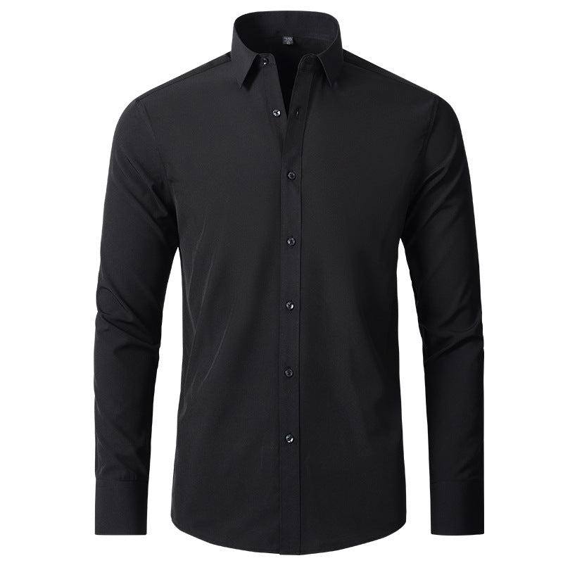 Four-way Stretch Wrinkle-resistant Lightweight Mens Non-iron Shirt