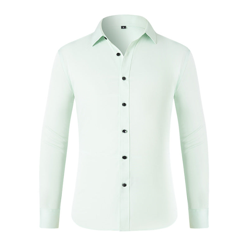 Four-way Stretch Wrinkle-resistant Lightweight Mens Non-iron Shirt